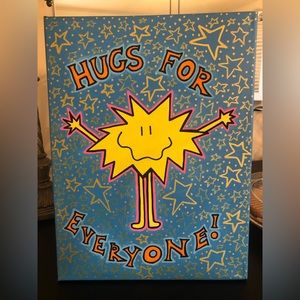 Acrylic Painting “Hugs for Everyone”